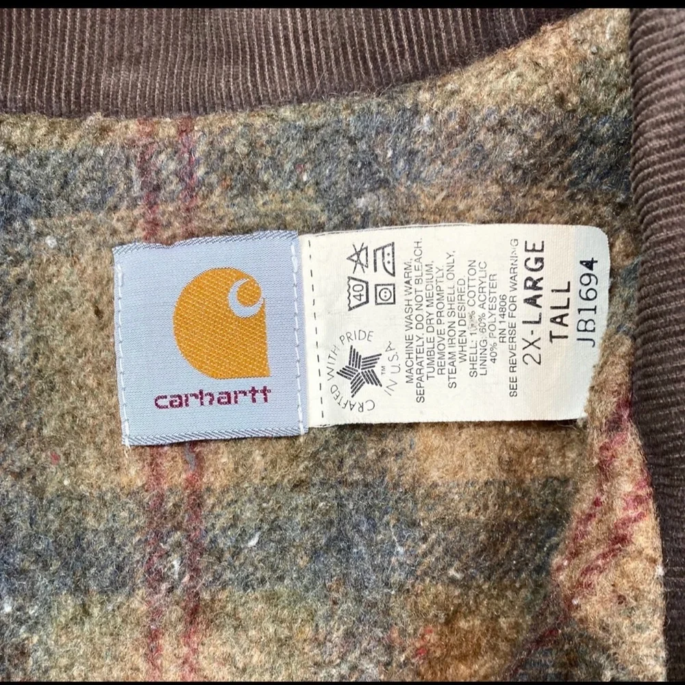 Vintage Carhartt Jacket (Light Green) - Picture 3 of 6